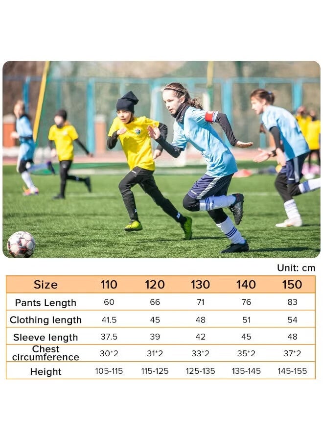 أجريون طبقة قاعدة من الصوف للأطفال - متوسط الوزن بأكمام طويلة من الصوف أعلى للأطفال - ملابس داخلية حرارية للأطفال للجنسين - Image 5